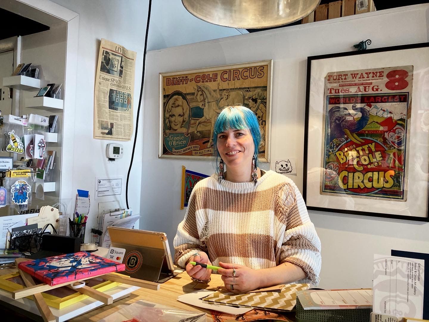 Local Spotlight Bread & Circus, an art gallery and madeinFortWayne shop