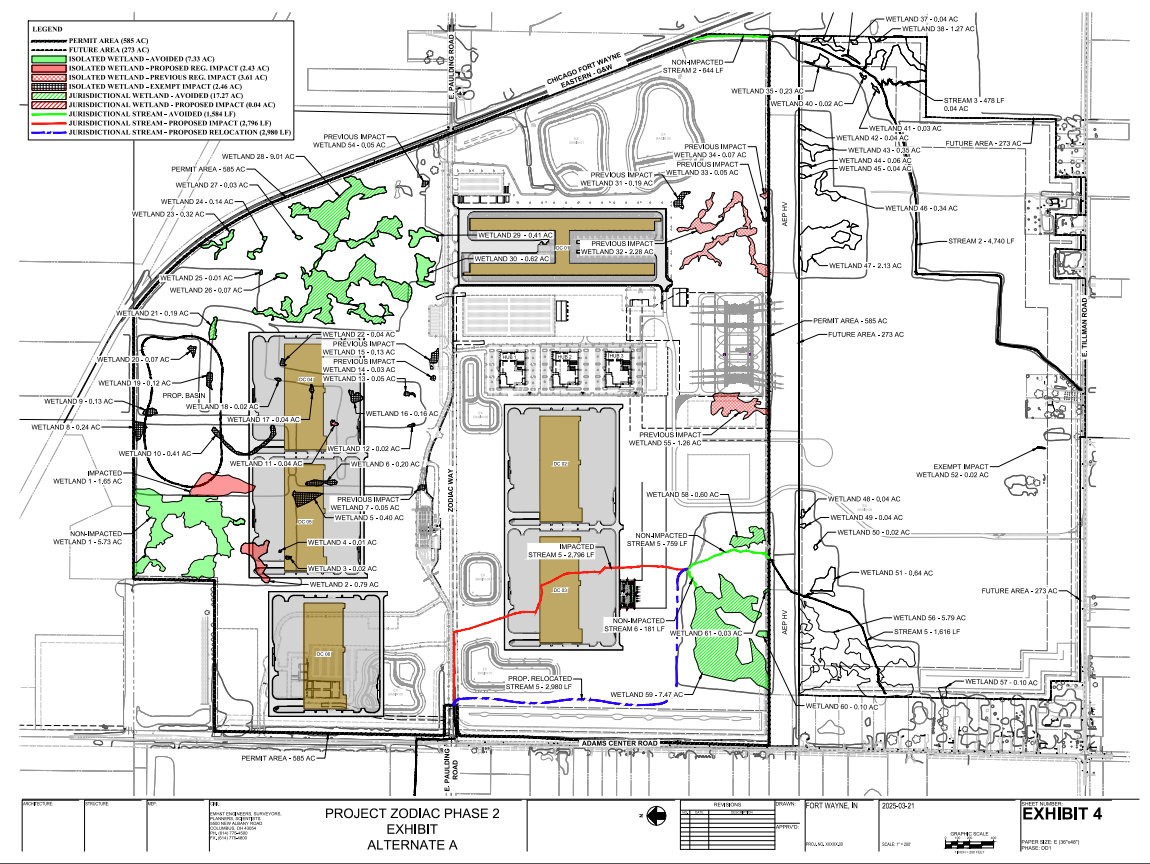 What to know about Google's plans for wetlands in Fort Wayne