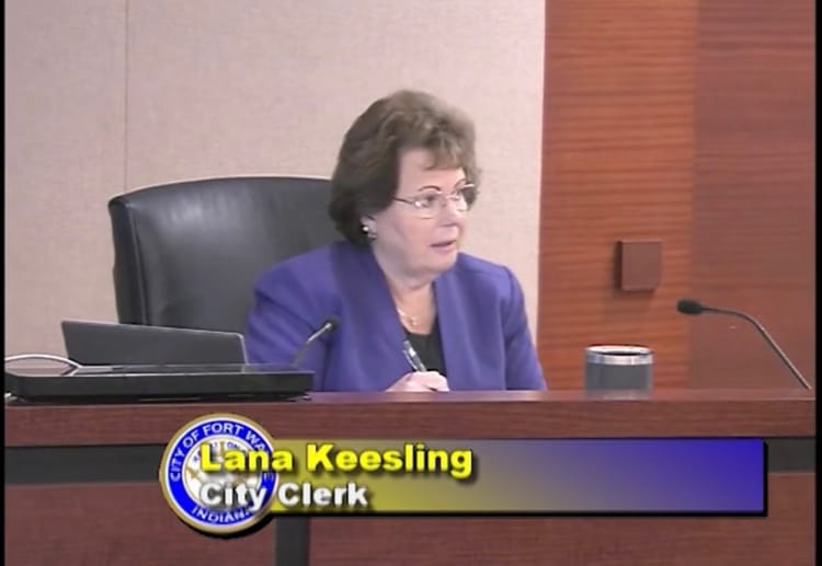 Why is Fort Wayne's city clerk working two jobs?