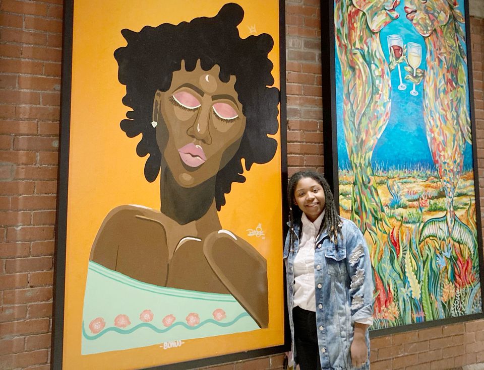 A Fort Wayne resident is raising money to make her artist debut with a mural at Hanna Homestead Park